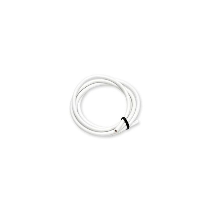 WHITE 14G silicone cable 1M