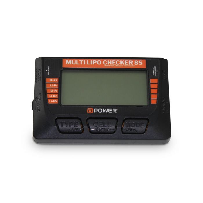 D-Power Multi Lipo Checker 8S / Balancer / Servotester