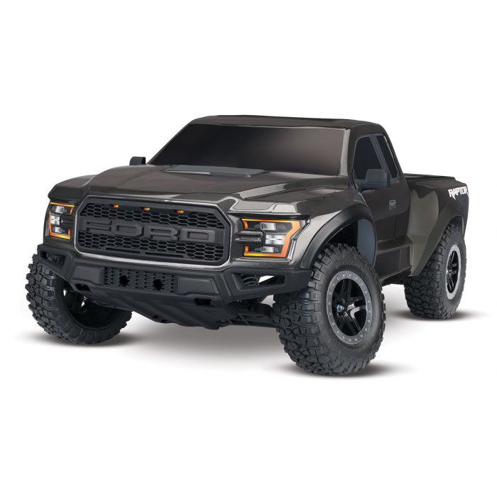 TRAXXAS Ford F-150 Raptor FOX RTR +12V-Lader+Akku Zwart