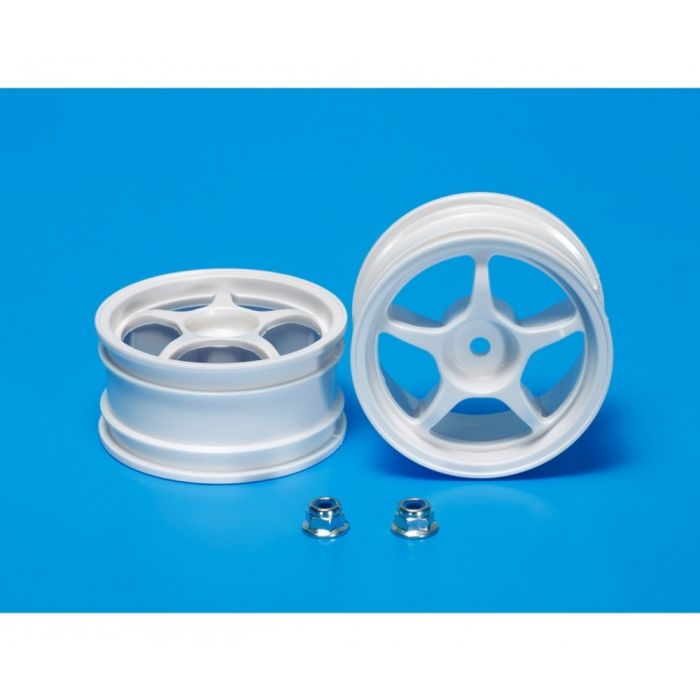 One-Piece 5-Spoke Wheel white 26mm (2)