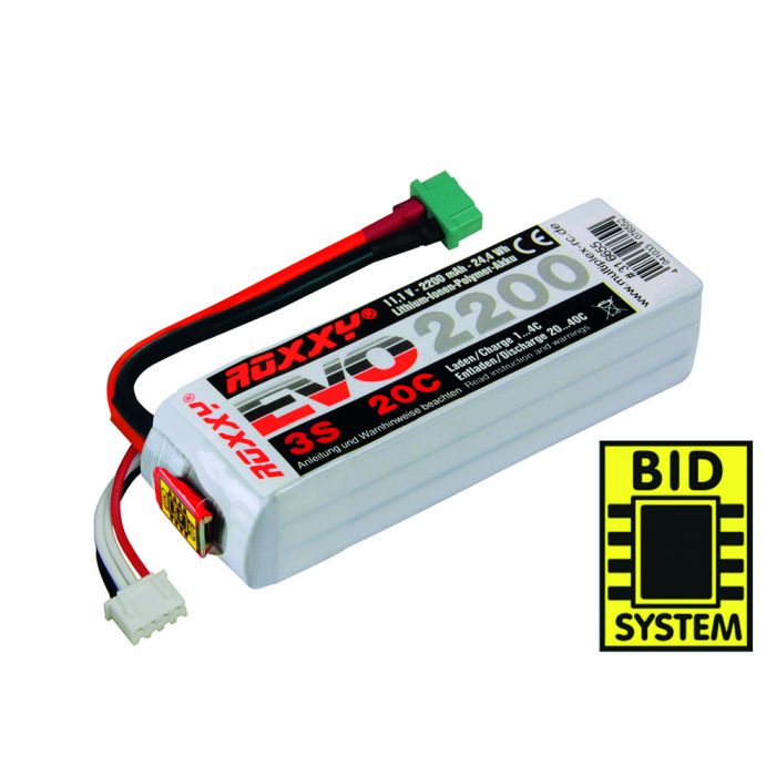 ROXXY EVO LiPo 3 - 2200M 20C mit/with/met BID-Chip