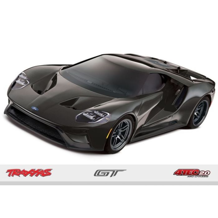 TRAXXAS 4Tec 4x4 Ford GT schwarz RTR ohne Akku/Lader