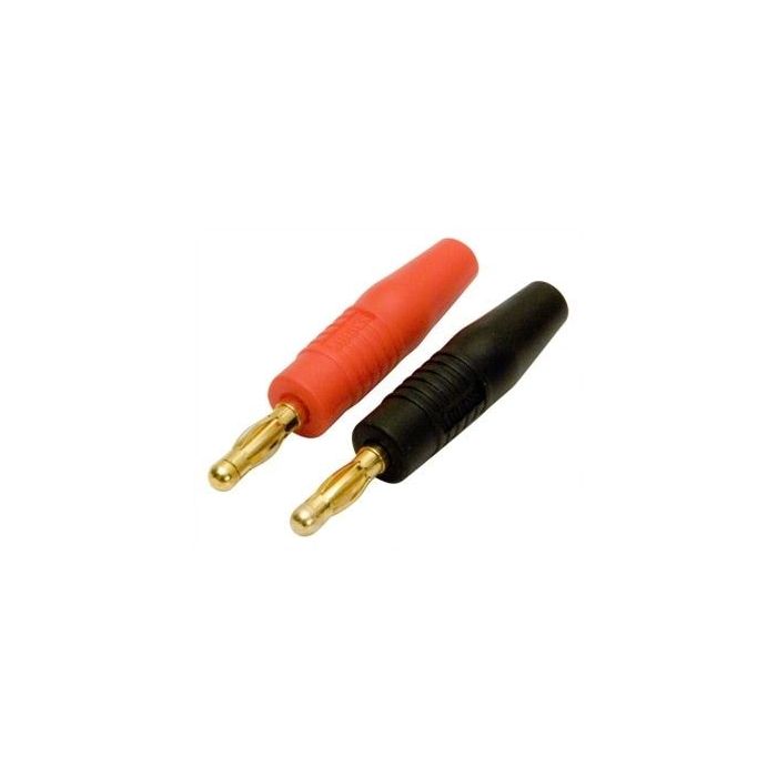 Banana Plug 4mm gold plated Pair