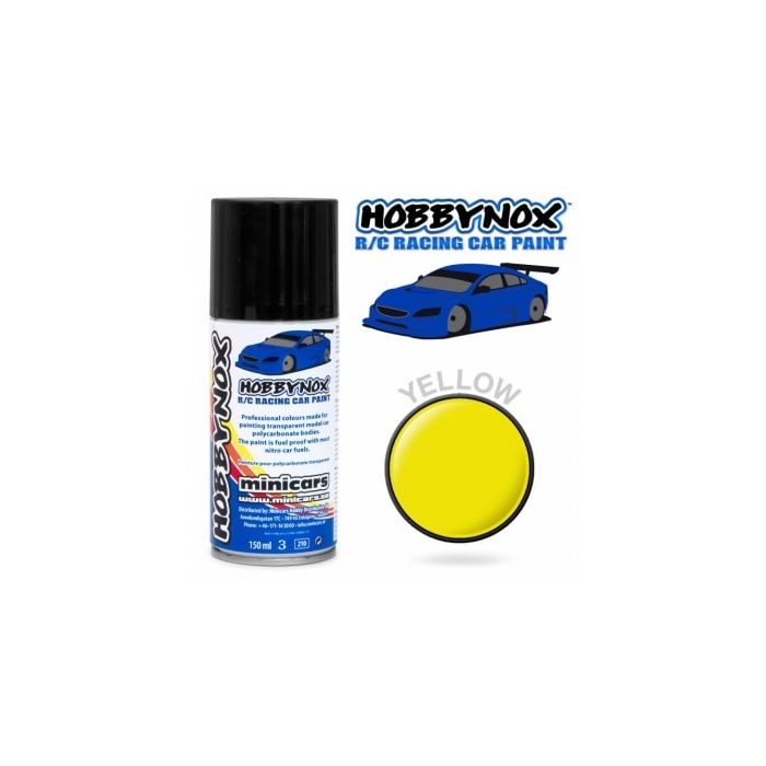 Yellow R/C Racing Car Spray Paint 150 ml