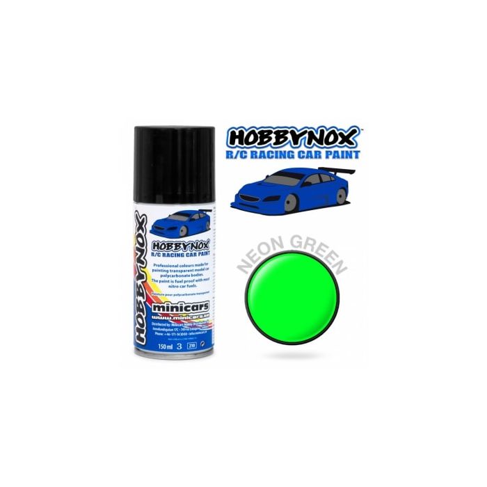 Neon Green R/C Racing Car Spray Paint 150 ml