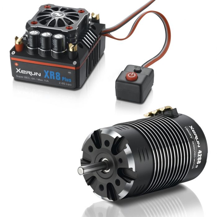 Xerun XR8 Plus Combo mit 4268-1900kV für 1:8 Buggy