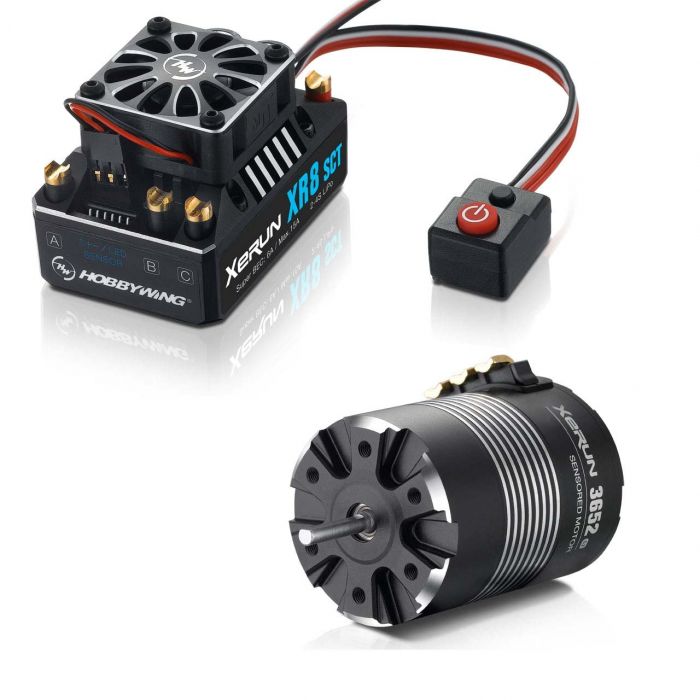 Xerun XR8 SCT Combo mit 3652-3100kV (5mm Welle) für 1:10 4WD