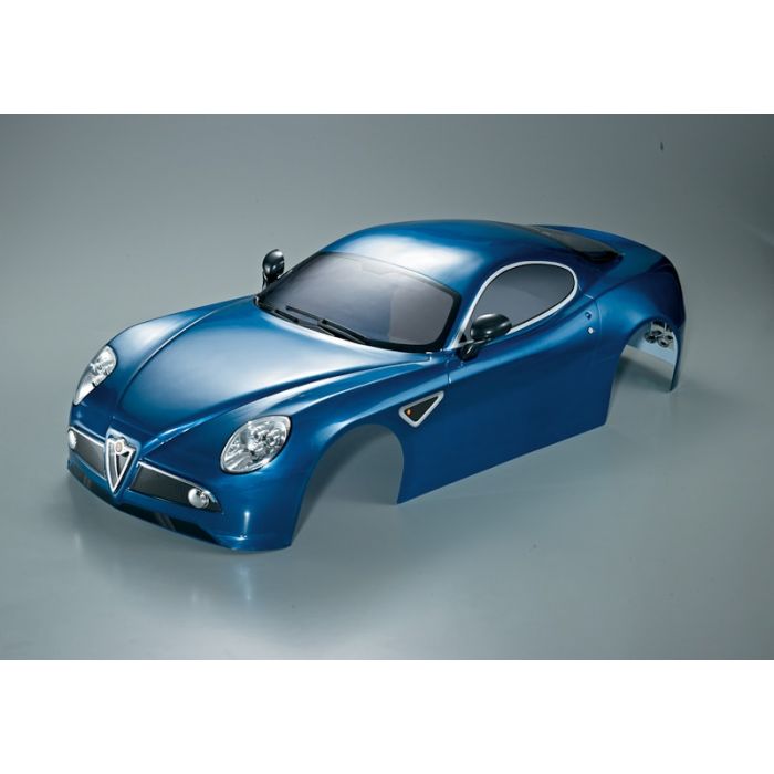 Alfa Romeo 8C Karosserie für 1/7 Metallic Blau RTU