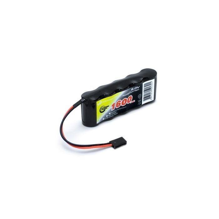 Receiver battery NiMH 6,0V 1600mAh Flat