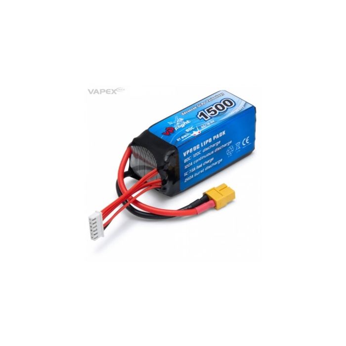 Li-Po Battery 5S 18,5V 1500mAh 80C XT60-Connector