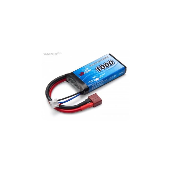 Li-Po Battery 2S 7,4V 1000mAh 25C T-Connector