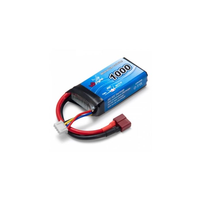 Li-Po Battery 3S 11,1V 1000mAh 25C T-Connector