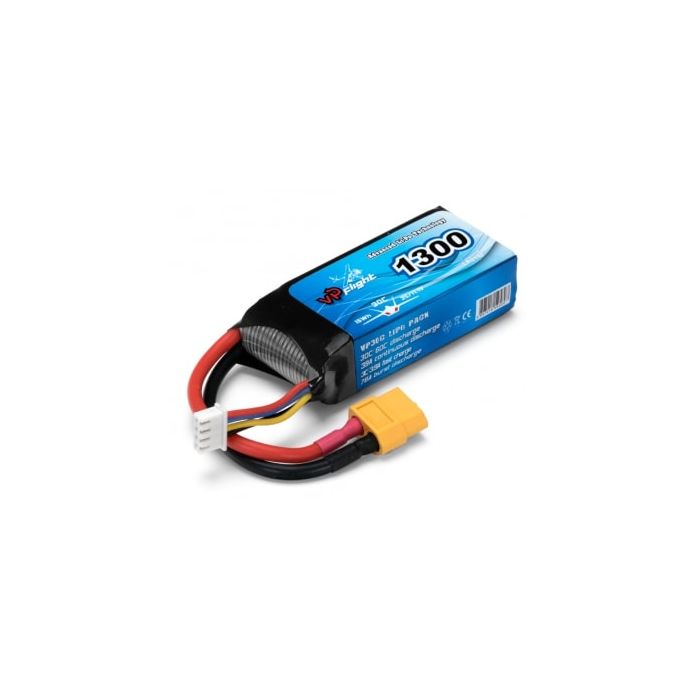 Li-Po Battery 3S 11,1V 1300mAh 30C XT60-Connector