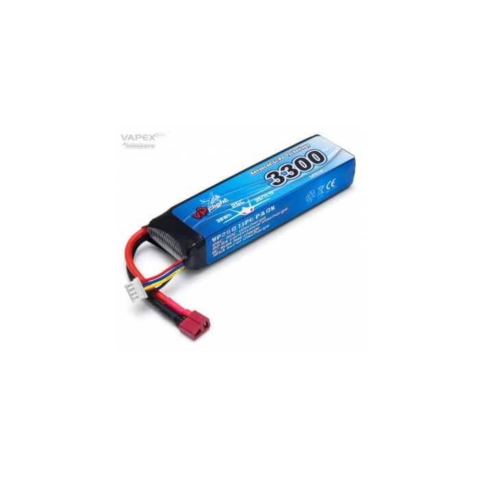 Li-Po Battery 3S 11,1V 3300mAh 25C T-Connector