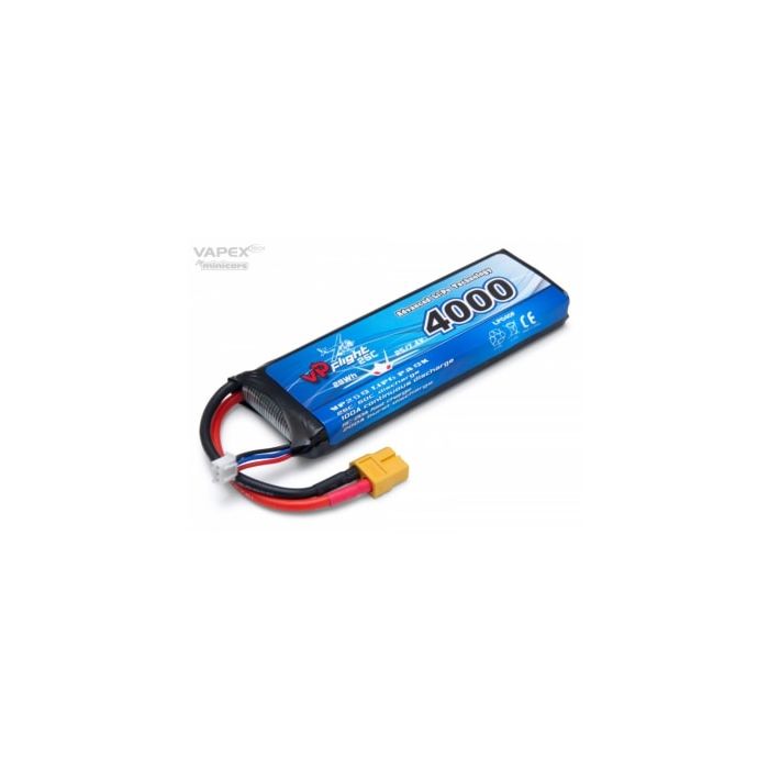 Li-Po Battery 2S 7,4V 4000mAh 25C XT60-connector