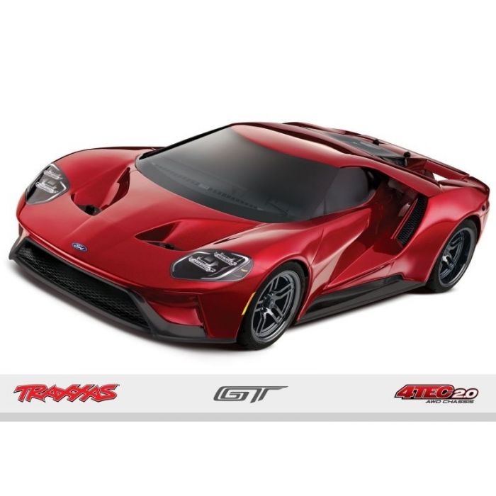 TRAXXAS 4Tec 4x4 Ford GT rot RTR ohne Akku/Lader