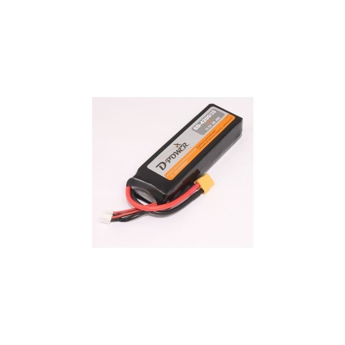 D-Power SD-4200 3S Lipo (11,1V) 45C - XT-60 Stecker