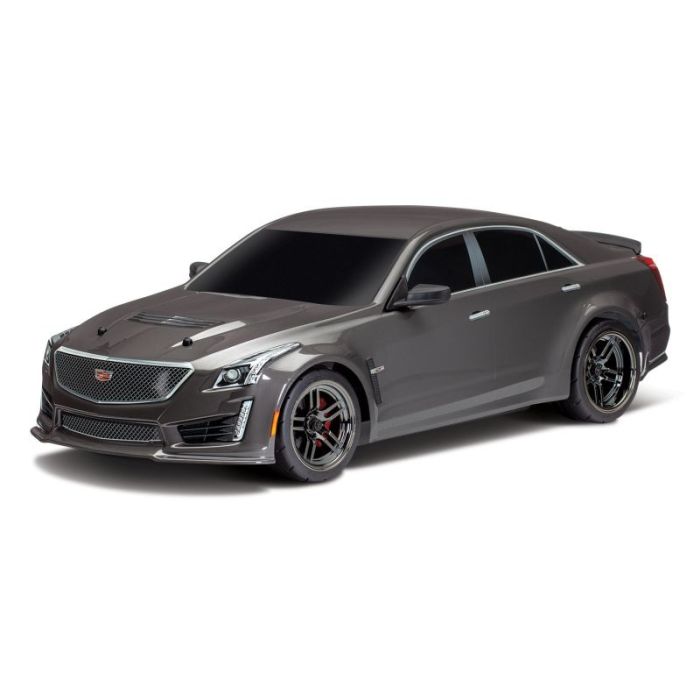 Carrosserie Cadillac CTS-V zilver met aanbouwdelen & stickers