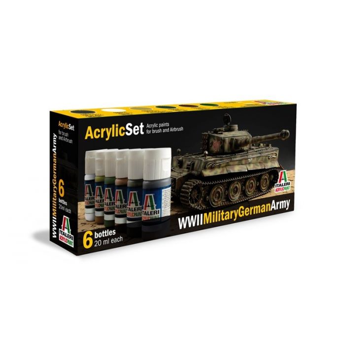 ACRYLIC SET(6 PCS): WWII MILITARY GERMAN ARMY