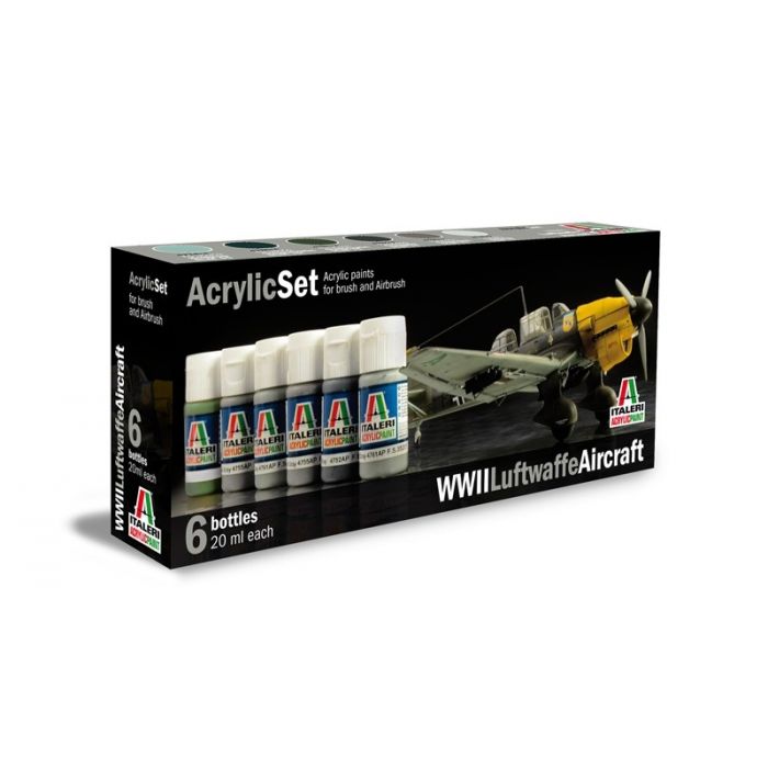 ACRYLIC SET(6 PCS): WWII LUFTWAFFE AIRCRAFT