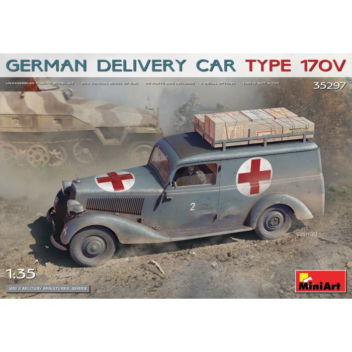 GERMAN DELIVERY CAR TYPE 170V 1:35