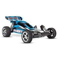 TRAXXAS Bandit blauX Buggy RTR met Accu/+12V Lader