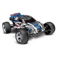 TRAXXAS Rustler blau-X RTR +12V-Lader+Akku