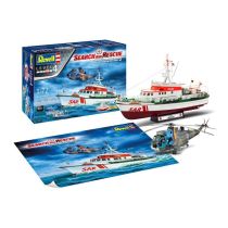 SAR Set - DGzRS BERLIN + Westland Sea King Mk.41 Revell modelbouwpakket met basisaccessoires