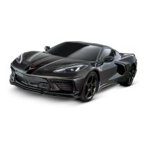 SLVR TRAXXAS 4Tec 3.0 Corvette C8 zwart 1/9 sportwagen RTR