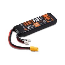 D-Power KRAFTPAKET 2200 2S LIPO 7,4 V 35/70C - XT60 Article number: KP22002