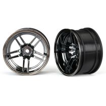 Split-Spoke 1.9 velgen chroom-zwart extra breed front (2)