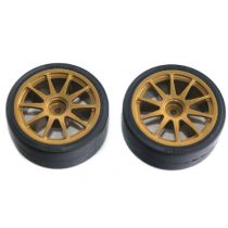 1:10 Drift Whe./Tir.(2) Type D gold 26mm