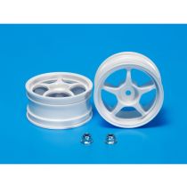 One-Piece 5-Spoke Wheel white 26mm (2)