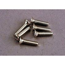 TRX3161, Screws, 2x8mm countersunk machine (6)