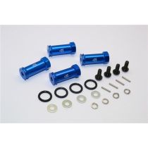 ALLOY HEX ADAPTOR(+25mm)-4PCS SET   +KT blue