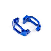 Caster-Blocks (C-Hubs) l/r Alu blau