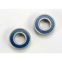 Kogellager 6x12x4mm met rubberen afdichting blauw (2)