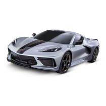 SLVR TRAXXAS 4Tec 3.0 Corvette C8 zilver 1/9 sportwagen RTR