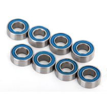 Kogellager 4x8x3mm met rubberen afdichting blauw (8)