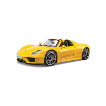 BBURAGO PORSCHE 918 SPYDER 1:24 GEEL