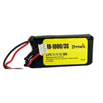 D-Power HD-1000 3S Lipo (11,1V) 30C - mit BEC Stecker