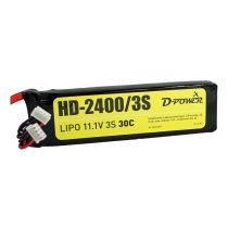 D-Power HD-2400 3S Lipo (11,1V) 30C - XT-60 Stecker