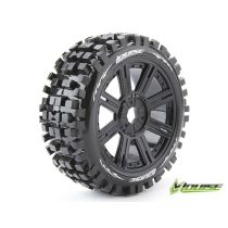 B-ULLDOZE SOFT SPEICHEN-FELGE SCHWARZ VERBRENNER 1:8 OFFROAD LOUISE (brandstof)