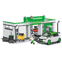 Cobi 525 Pcs Cars/24580/Skoda Fabia R5 Racing Garage