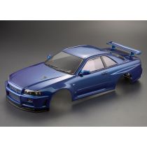 Nissan Skyline R34 Karosserie Metallic Blau 195mm RTU