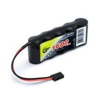 Receiver battery NiMH 6,0V 1600mAh Flat