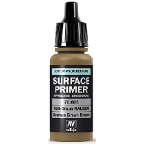 Vallejo Surface Primer German Grün Braun (RAL8000) 17ml