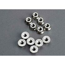 Stopmoer met flens zilver 3mm (12)