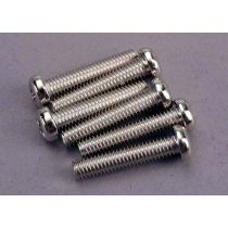 TRX2570, Screws, 4x20mm roundhead machine (6)