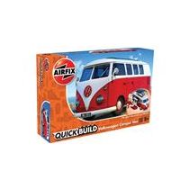 QUICKBUILD VW CAMPER VAN - Rood / Wit